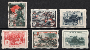 1945 Fatherlands War, Soviet Union, USSR (Full Set, MNH)