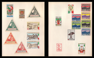 Civil Defense, Civil Assistance, Military, Italy, Stock of Cinderellas, Non-Postal Stamps, Labels, Advertising, Charity, Propaganda (#538)