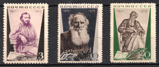 1935 The 25th Anniversary of Leo Tolstoy's Death, Soviet Union, USSR (Full Set)