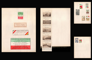 Internal Defense Committee, Fleet, Navy, Military, Italy, Stock of Cinderellas, Non-Postal Stamps, Labels, Advertising, Charity, Propaganda (#542)