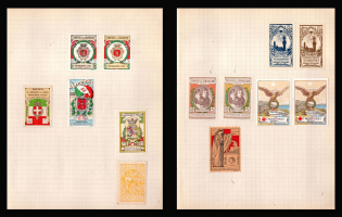 Civil Training Committee, Military, Italy, Stock of Cinderellas, Non-Postal Stamps, Labels, Advertising, Charity, Propaganda (#544)
