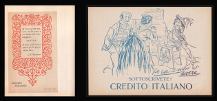 Agitation for a Loan, Military, Italy, Stock of Cinderellas, Non-Postal Stamps, Labels, Advertising, Charity, Propaganda (#546)