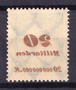 1923 20m Weimar Republic, Germany (Mi. 329 A, OFFSET of Value)