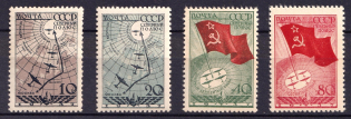 1938 Of the Soviet Drift Station North Pole-1, Soviet Union, USSR (Full Set, MNH)