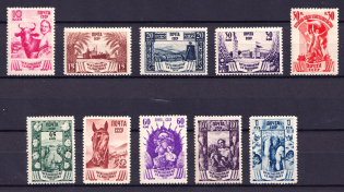 1939 The All-Union Fair `New in the Agriculture`, Soviet Union, USSR (Full Set, MNH)