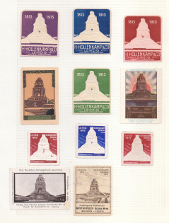 Leipzig, Germany, Stock of Rare Cinderellas, Non-postal Stamps, Labels, Advertising, Charity, Propaganda (#93)