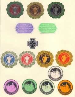 Germany, Stock of Rare Cinderellas, Non-postal Stamps, Labels, Advertising, Charity, Propaganda (#101)