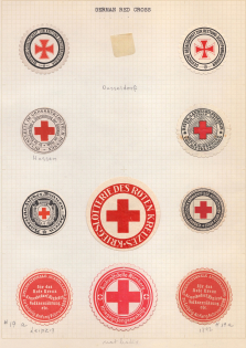 Germany, Red Cross, Stock of Rare Cinderellas, Non-postal Stamps, Labels, Advertising, Charity, Propaganda (#84)