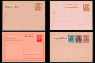 Pneumatic Post, Third Reich, Germany, Postal Cards