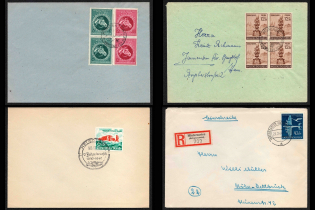 Third Reich, Germany, 4 Covers (Commemorative Cancellations)