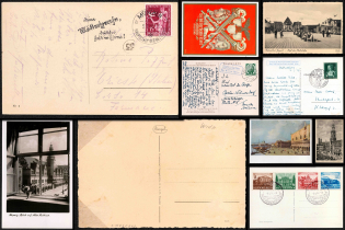 Third Reich, Germany, 5 Postcards (Commemorative Cancellations)