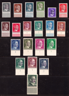 1945 Schwarzenberg (Saxony), Soviet Russian Zone of Occupation, Germany Local Post (Mi. 1 - 20, Margins, Signed, CV $740, MNH)