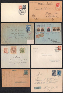 Germany, Stock of Covers and Postcards (Readable Postmarks)