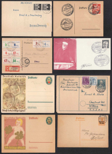 Germany, Stock of Covers and Postcards (Readable Postmarks)