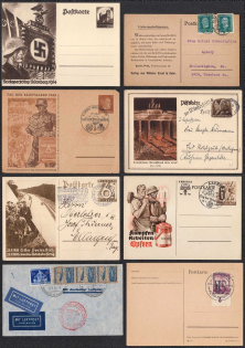 Germany, Stock of Covers and Postcards (Readable Postmarks)