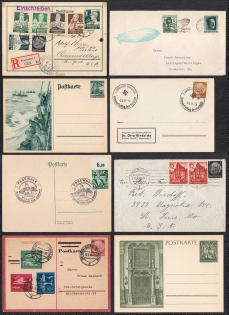 Germany, Stock of Covers and Postcards (Readable Postmarks)