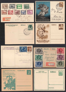Germany, Stock of Covers and Postcards (Readable Postmarks)