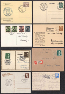 Germany, Stock of Covers and Postcards (Readable Postmarks)