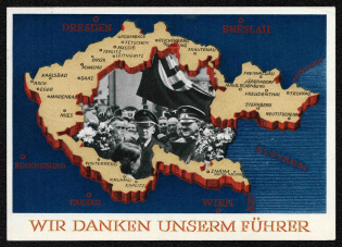 1938 For the Sudetenland Plebiscite, Third Reich, Germany, Postal Card (Special Cancellation)