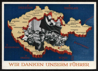 1938 For the Sudetenland Plebiscite, Third Reich, Germany, Postal Card (Special Cancellation)