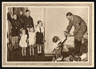 1939 Adolf Hitler, Third Reich, Germany, Postal Card (Biberach Postmark)