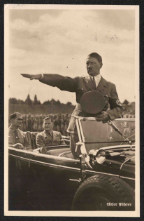 1937 Adolf Hitler, Third Reich, Germany, Postal Card (Special Cancellation)