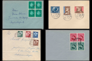 Third Reich, Germany, 4 Covers (Readable Postmarks)