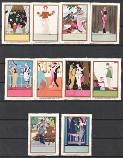 The Department Store Press, New York, United States, Stock of Cinderellas, Non-Postal Stamps, Labels, Advertising, Charity, Propaganda (#140B)