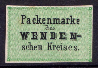 1863 4k Wenden, Livonia, Russian Empire, Russia (Kr. 3, Sc. L3, CV $350)