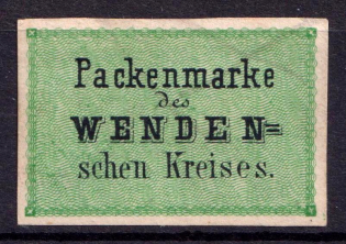 1863 4k Wenden, Livonia, Russian Empire, Russia (Kr. 3, Sc. L3, CV $350)