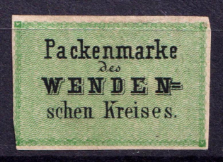 1863 4k Wenden, Livonia, Russian Empire, Russia (Kr. 3, Sc. L3, CV $350)