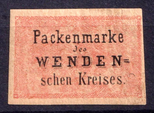 1863 2k Wenden, Livonia, Russian Empire, Russia (Kr. 2, Sc. L2, Rose, CV $400)