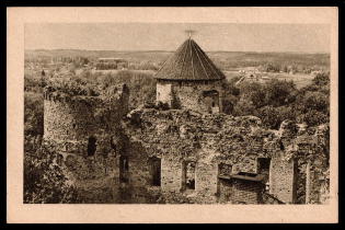 1935 Riga, Latvia, illustrated Postcard 'Cesis Castle'