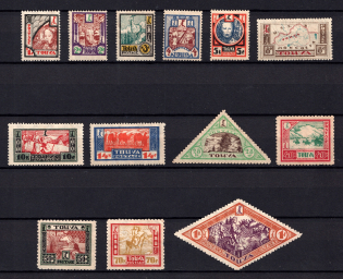 1927 Tannu Tuva, Russia (Mi. 15 - 22, 24 - 28, CV $80)