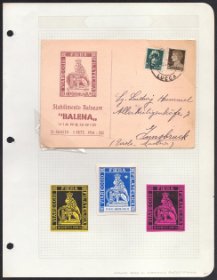 Italy, Stock of Cinderellas, Non-Postal Stamps, Labels, Advertising, Charity, Propaganda, Postcard (#54B)
