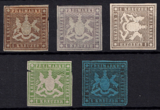 1Kr Wurttemberg, Germany ('Proofs')