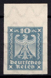 1923-24 10pf Weimar Republic, Germany (Mi. 357, ESSAY, Signed, Certificate, MNH)