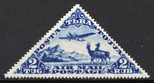 1934 2t Tannu Tuva, Russia, Airmail (Mi. 57 I, Small Size, CV $60)