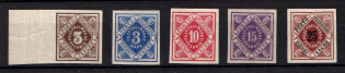 1906-22 Wurttemberg, Germany, Official Stamps (Proofs, CV $200)