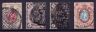 Russian Empire (Moscow Town Post '3' Postmarks)