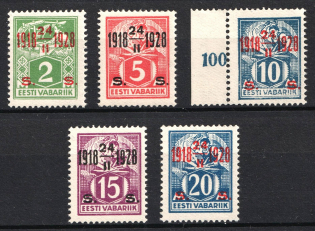 1928 Estonia (Full Set, CV $40)