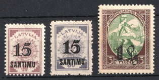 1927 Latvia (Full Set, Signed, CV $40)