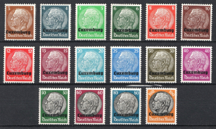 1940 Luxembourg, German Occupation, Germany (Mi. 1 - 16, Full Set, CV $50, MNH)