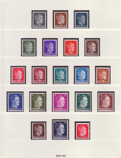 1941-43 German Occupation of Ostland, Germany (Mi. 1 - 20, Full Set, MNH)