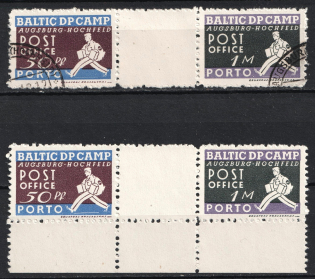 1948 Ausburg - Hochfeld, Estonia, Lithuania, Baltic DP Camp, Displaced Persons Camp, Gutter (Wilhelm W 2)