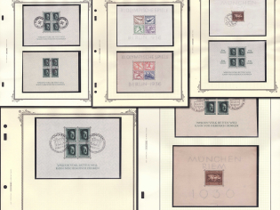 Third Reich, Germany, Souvenir Sheets, Collection