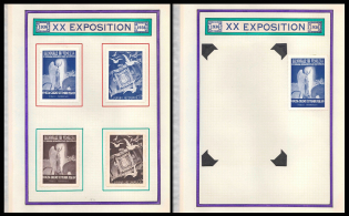 1936 XX Exhibition, Venice, Italy, Stock of Cinderellas, Non-Postal Stamps, Labels, Advertising, Charity, Propaganda (#605)