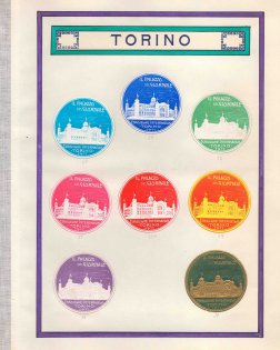 1911 Exhibition, Turin, Italy, Stock of Cinderellas, Non-Postal Stamps, Labels, Advertising, Charity, Propaganda (#616)