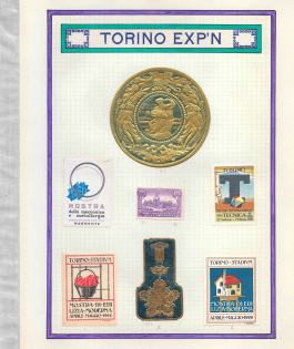 Exhibition, Turin, Italy, Stock of Cinderellas, Non-Postal Stamps, Labels, Advertising, Charity, Propaganda (#627)