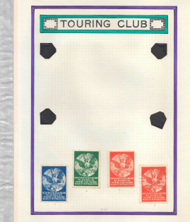 1905 Turin Club, Italy, Stock of Cinderellas, Non-Postal Stamps, Labels, Advertising, Charity, Propaganda (#633)